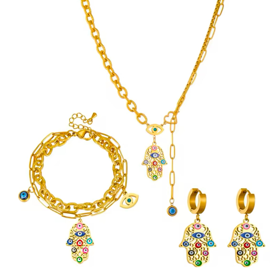 Harmony Hamsa Necklace