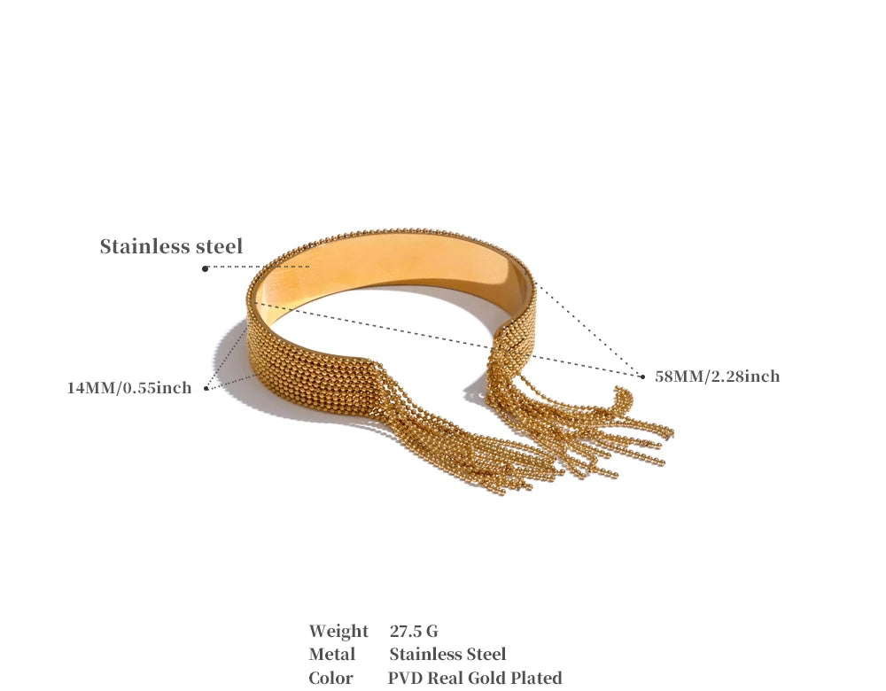 Cascade Fringe Bracelet