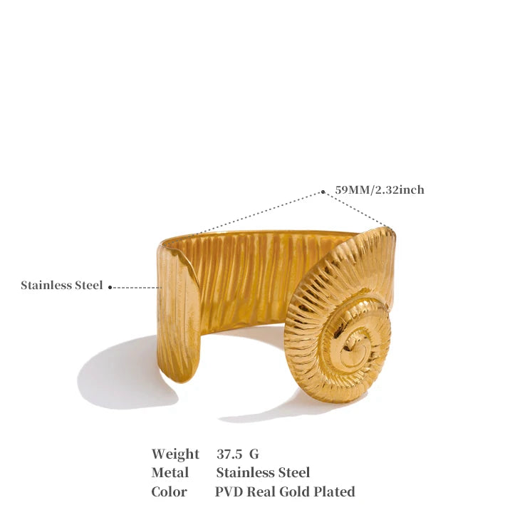 Sahara Spiral Cuff