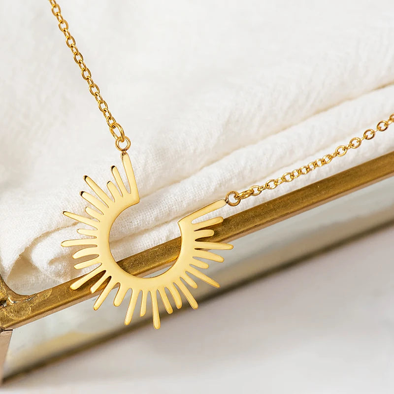 Boho Sunflare Necklace