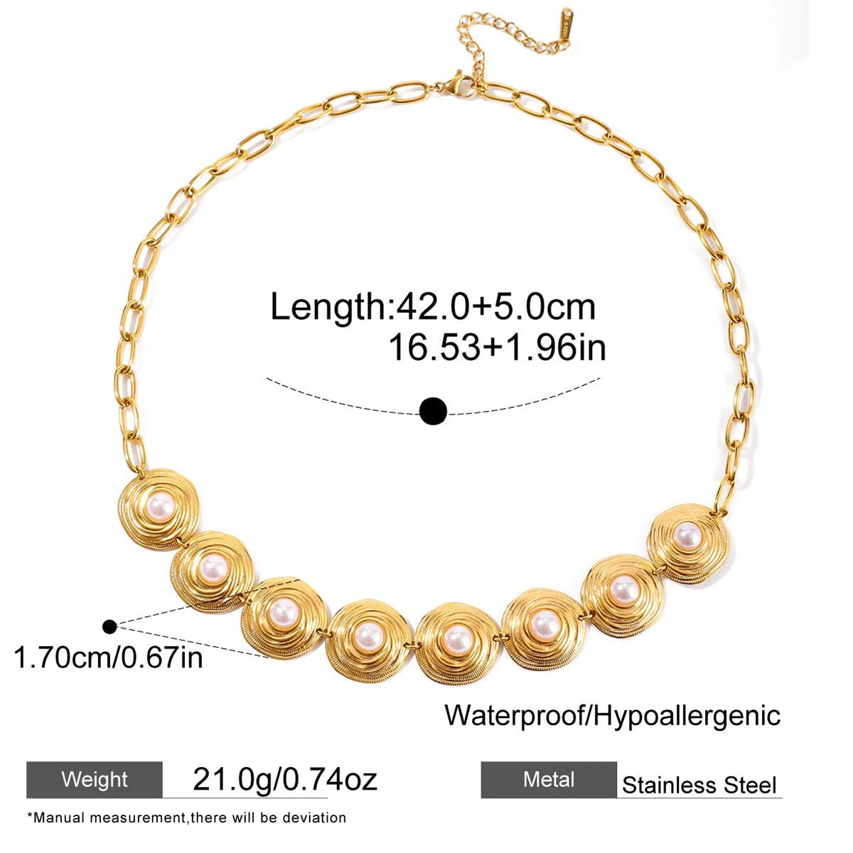 Golden Solstice Bloom Necklace