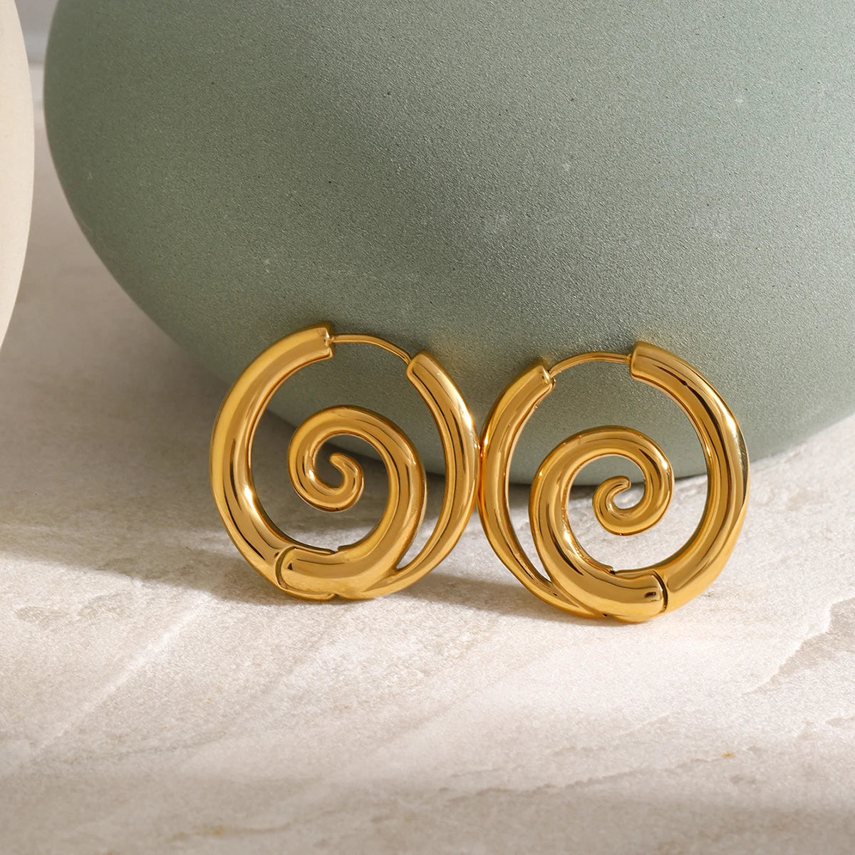 Sun Spiral Hoops