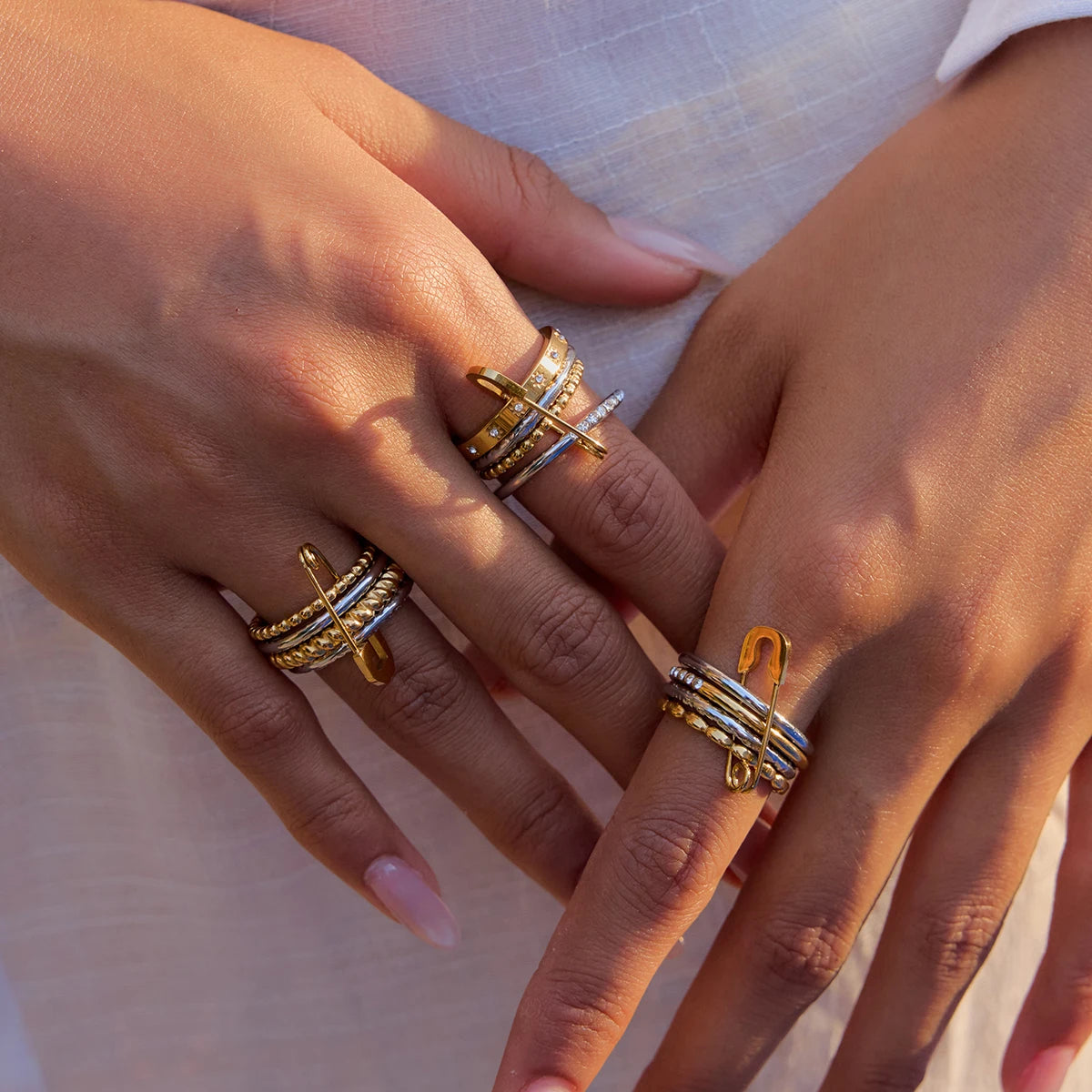 Safira Pin Ring