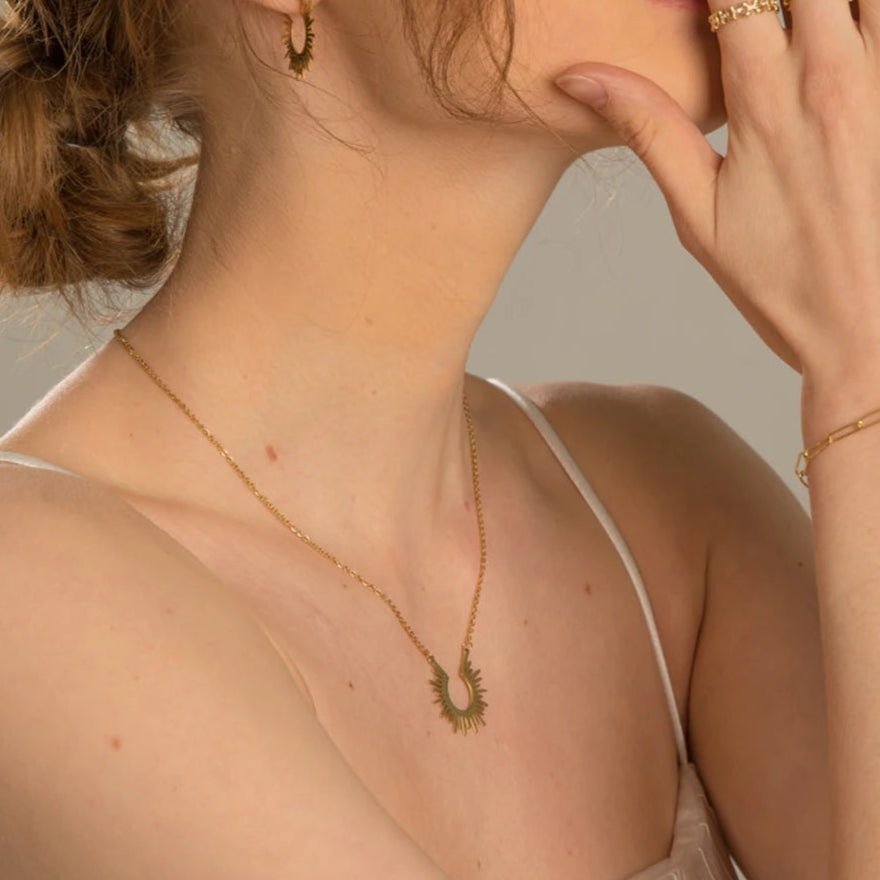 Boho Sunflare Necklace