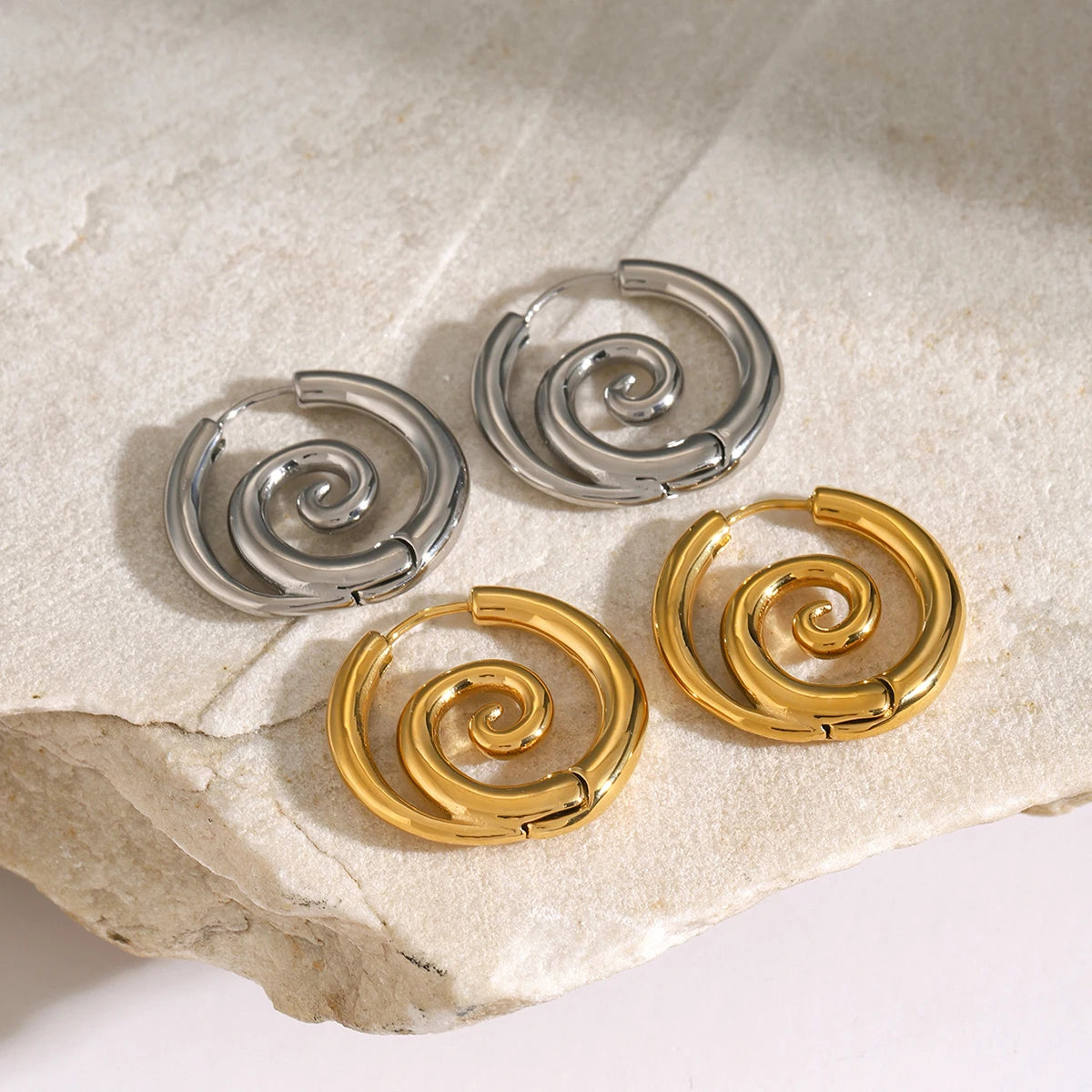 Sun Spiral Hoops