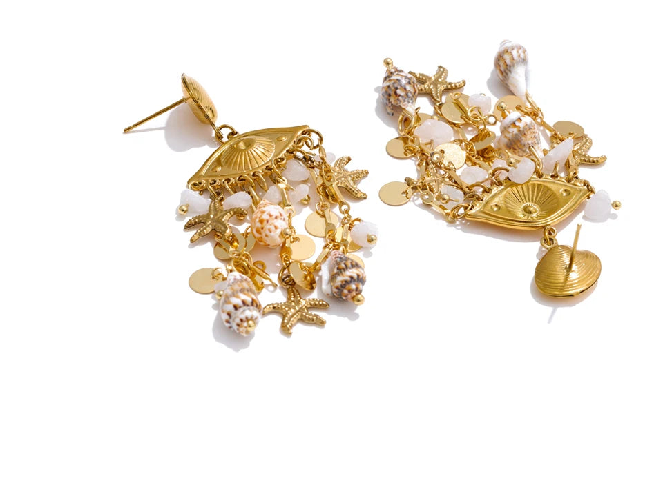 Ocean Bloom Boho Earrings