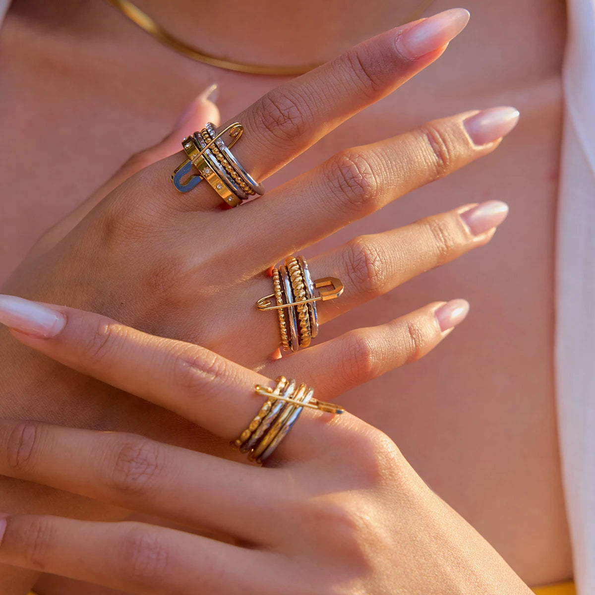 Safira Pin Ring