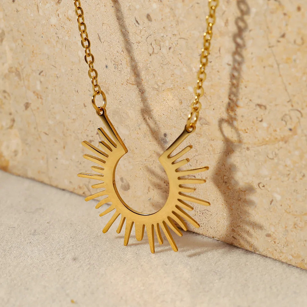 Boho Sunflare Necklace