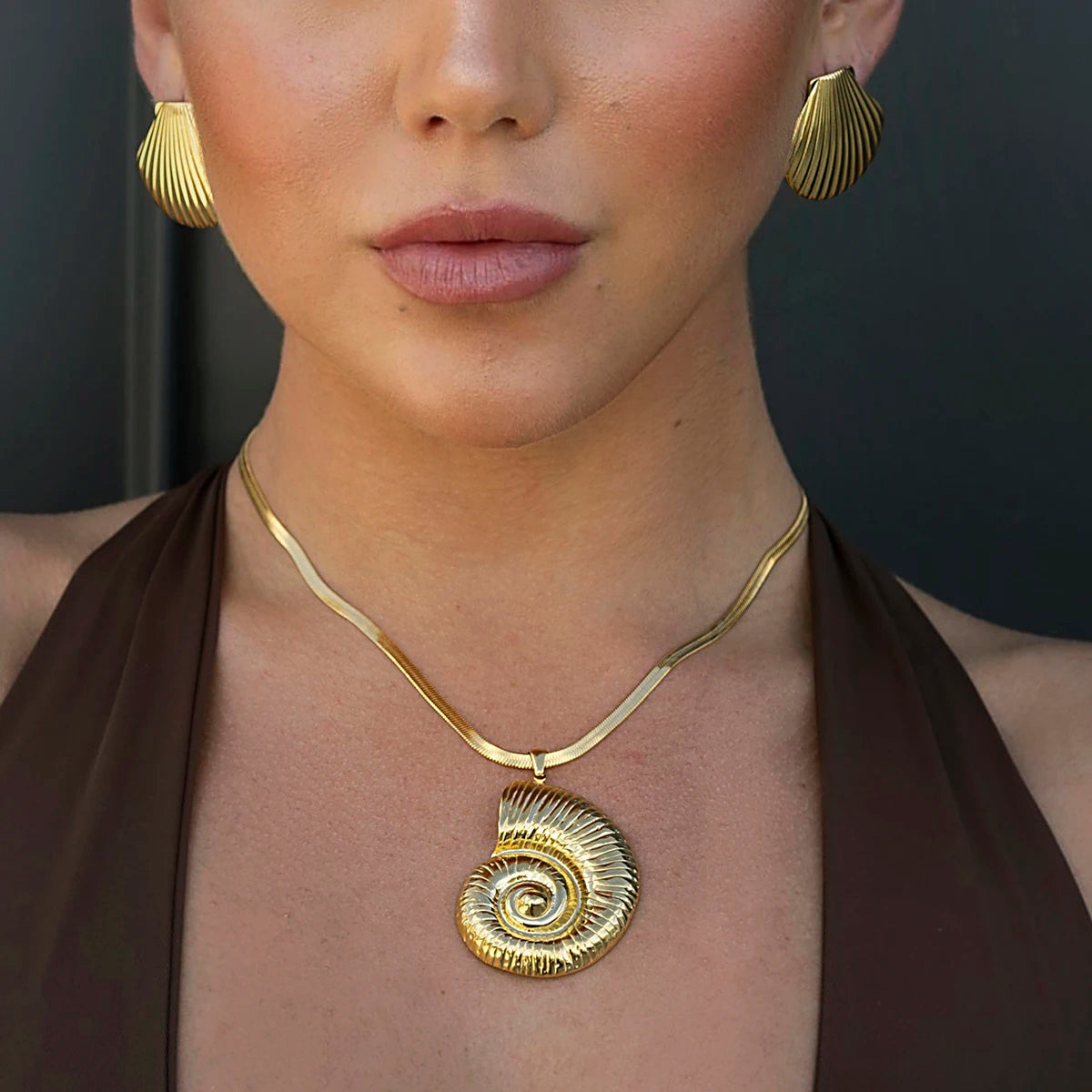Aurora Spiral Necklace