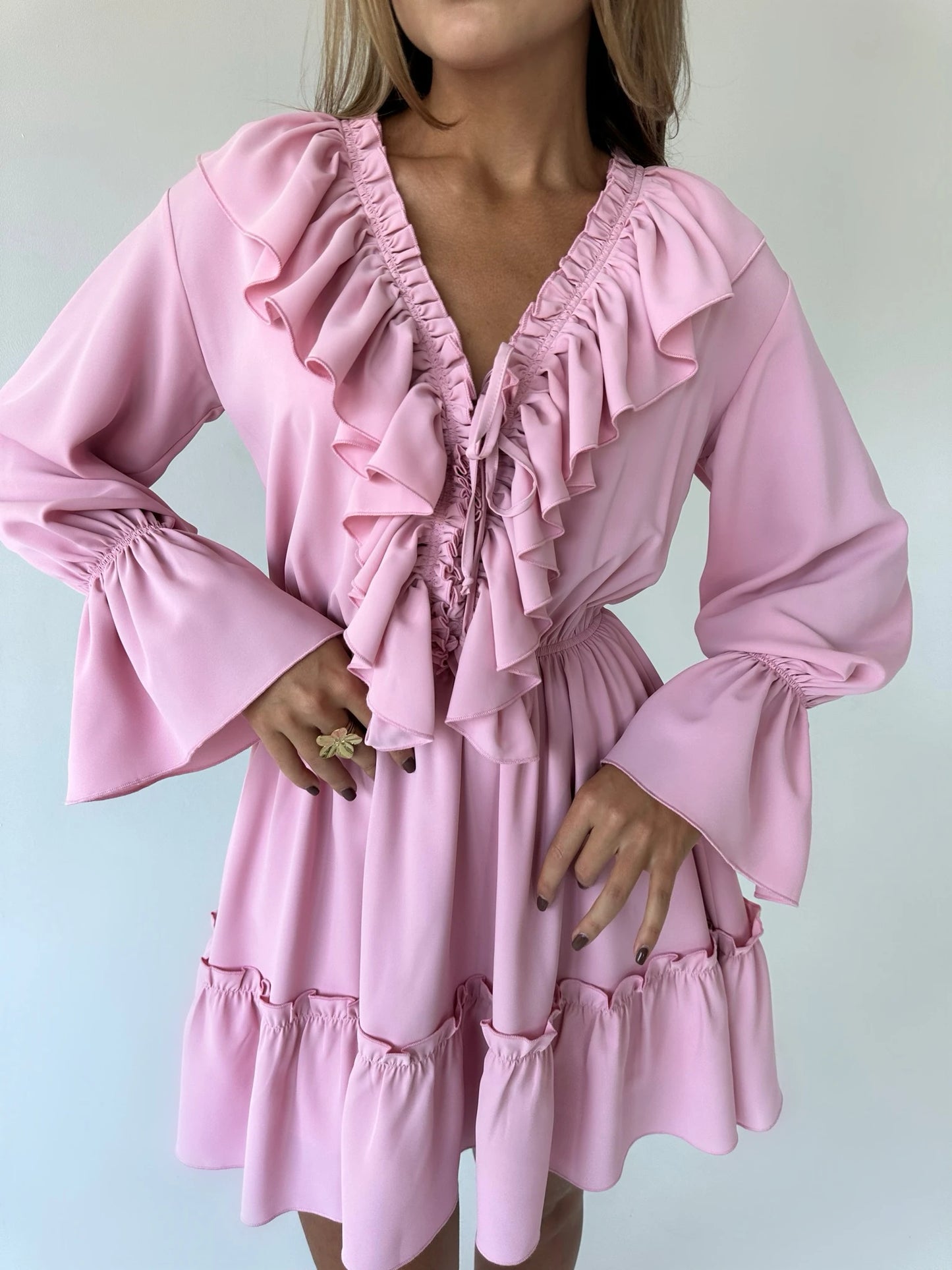 Sunset Rose Dress