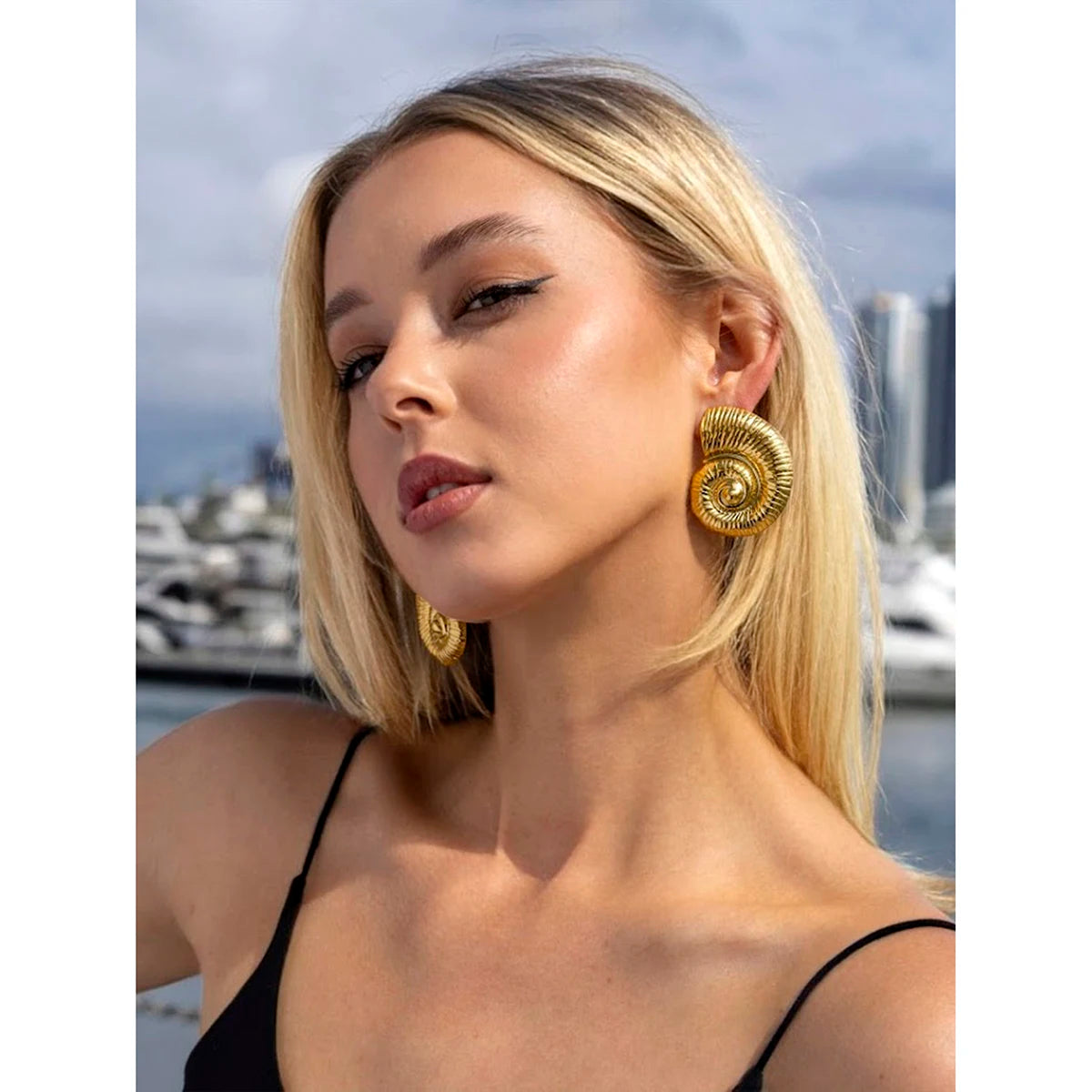 Nautilus Shell Earrings