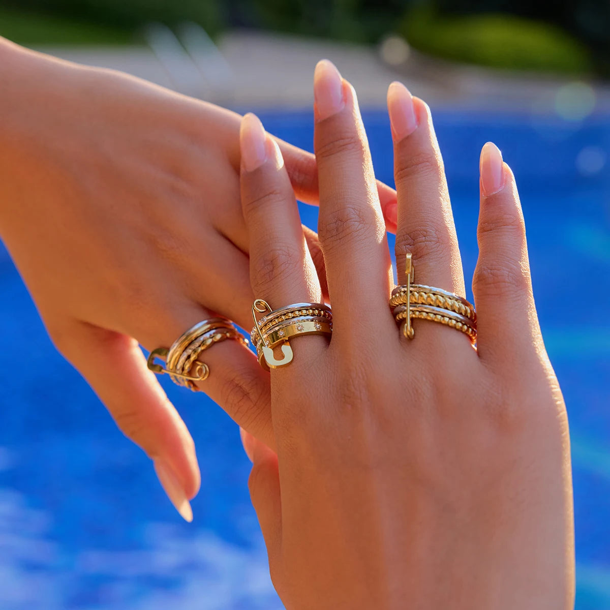 Safira Pin Ring