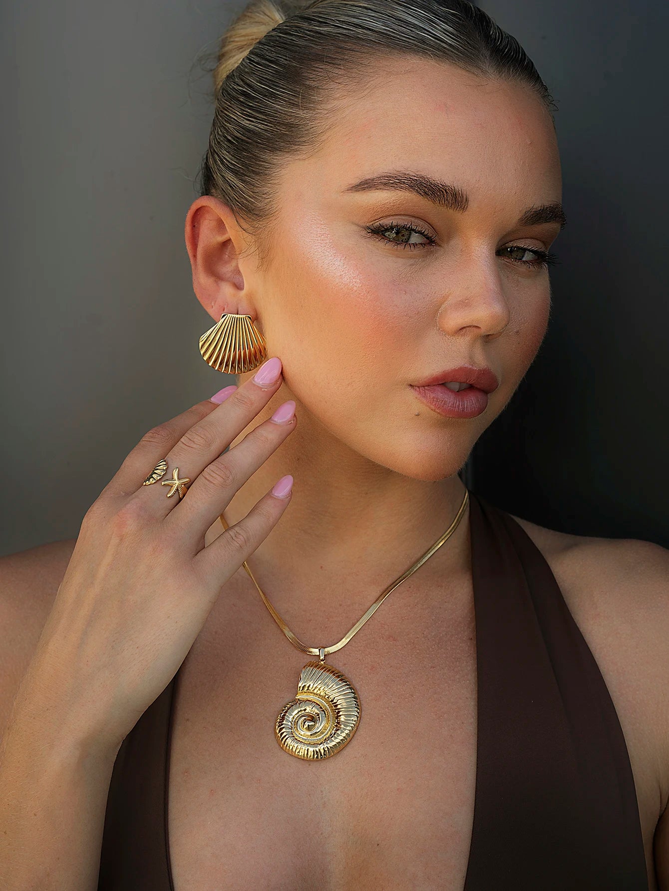 Aurora Spiral Necklace
