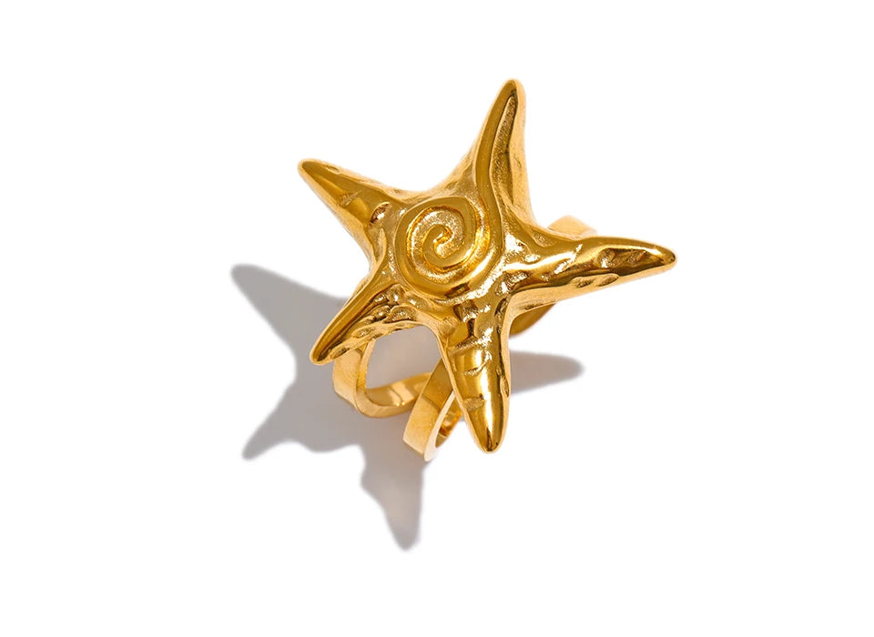 Star Spiral Ring