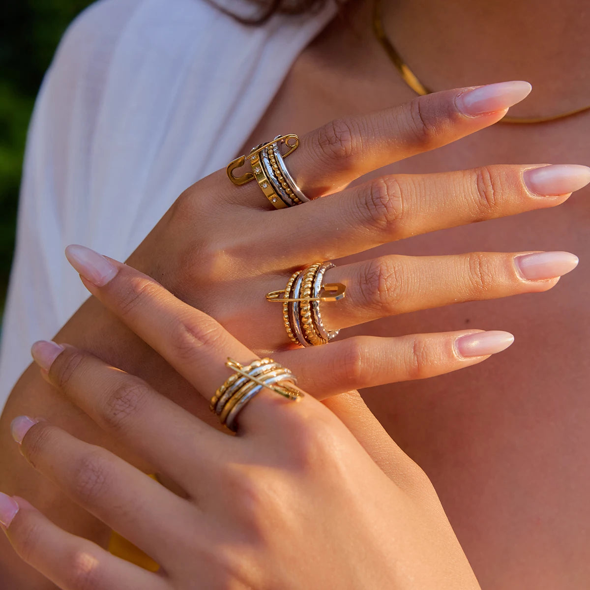 Safira Pin Ring