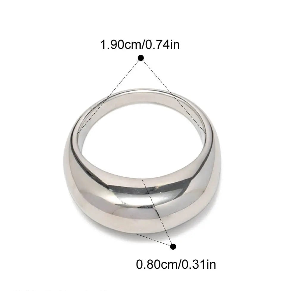 Desert Steel Echoes Rings