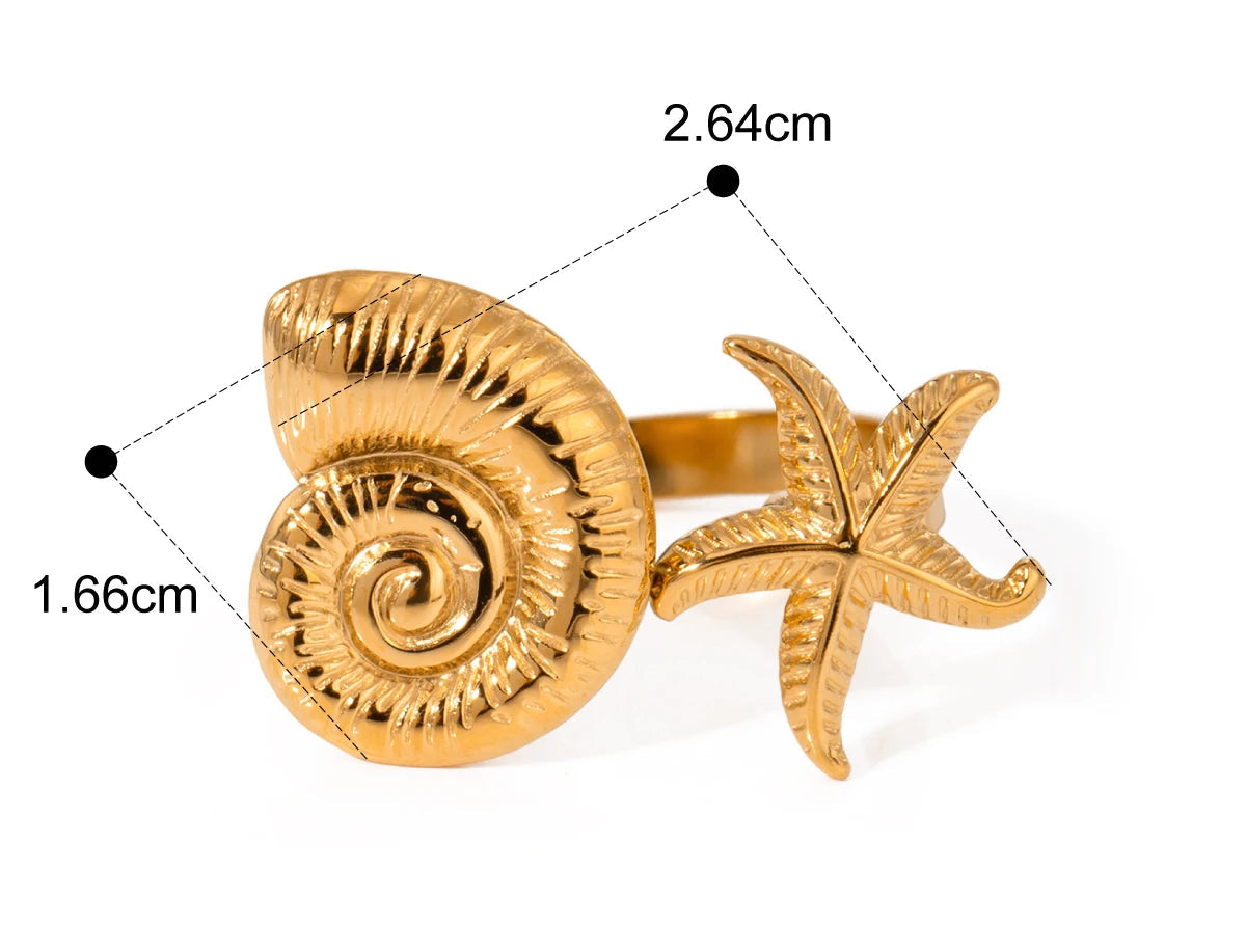 Golden Tides Ring Collection