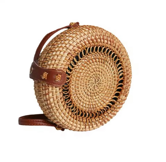 Sunset Rattan Bag