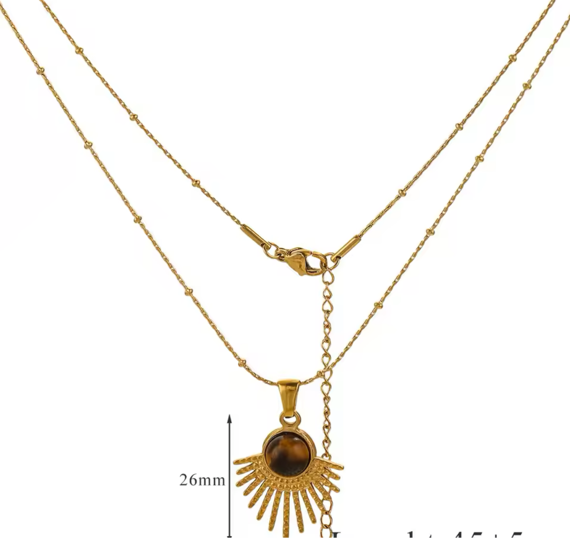 Golden Sun Tiger's Eye Necklace