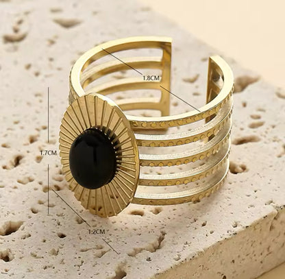 Eclipse Glow Gold Ring