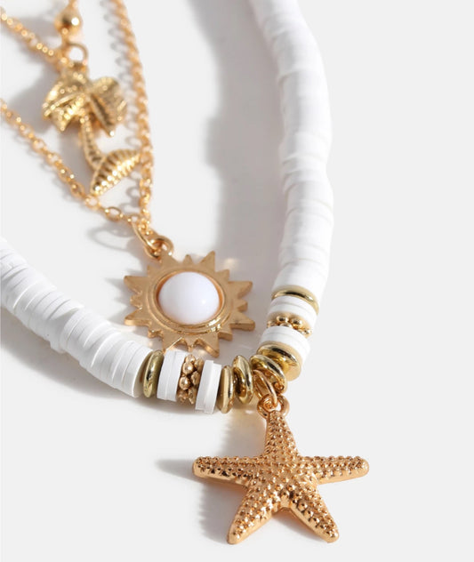 Coastal Dreams Layered Necklace Collection