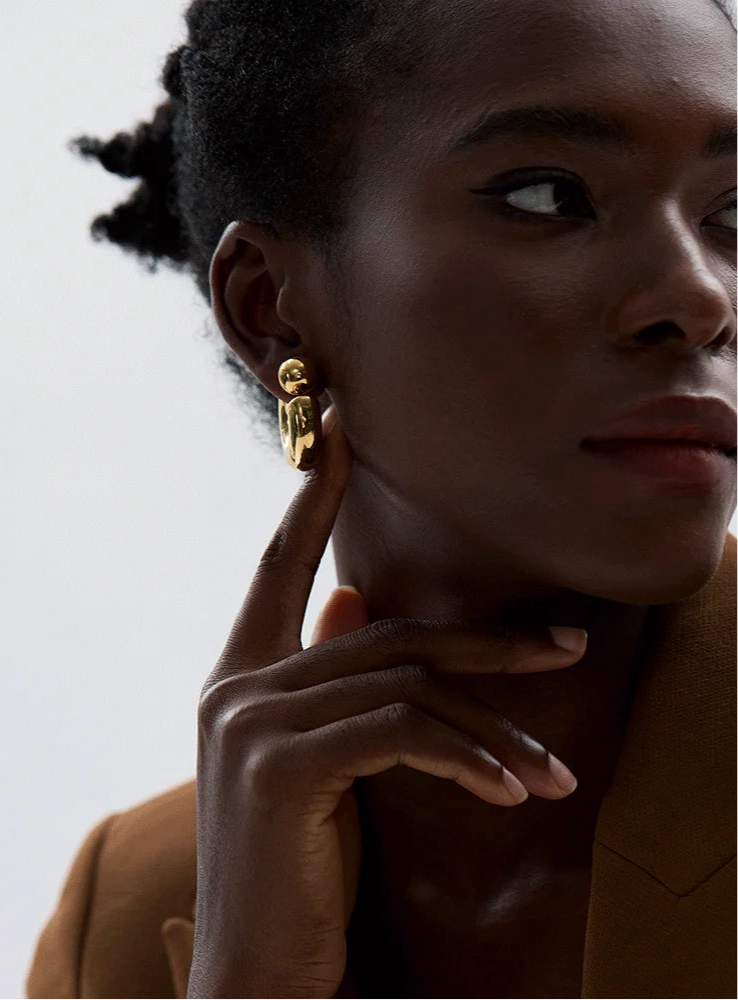 Orb Luxe Sculptural Earrings