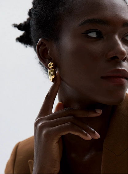 Orb Luxe Sculptural Earrings