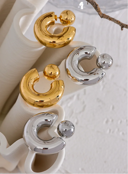 Orb Luxe Sculptural Earrings