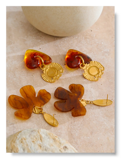 Amber Glow Earrings