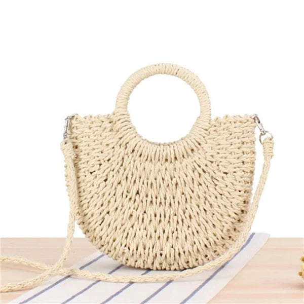 Willow Bloom Handwoven Tote