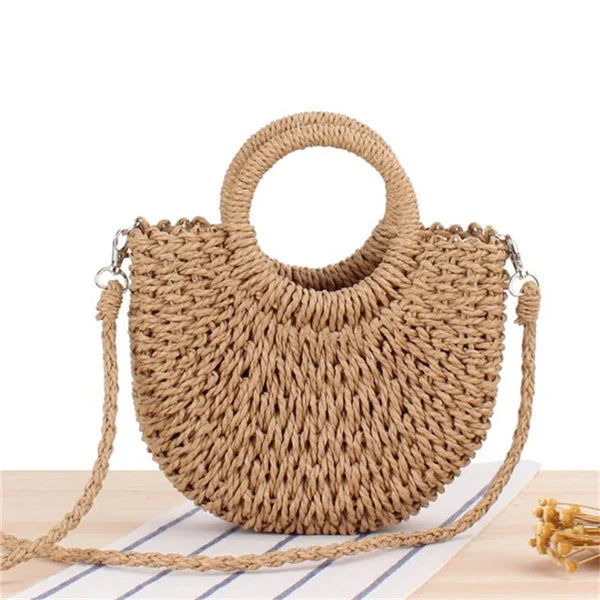 Willow Bloom Handwoven Tote