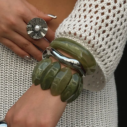 Emerald Oasis bangles