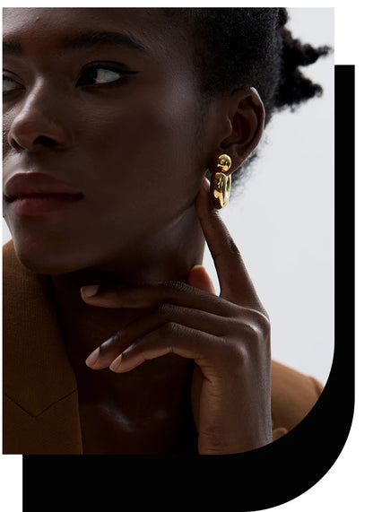 Orb Luxe Sculptural Earrings