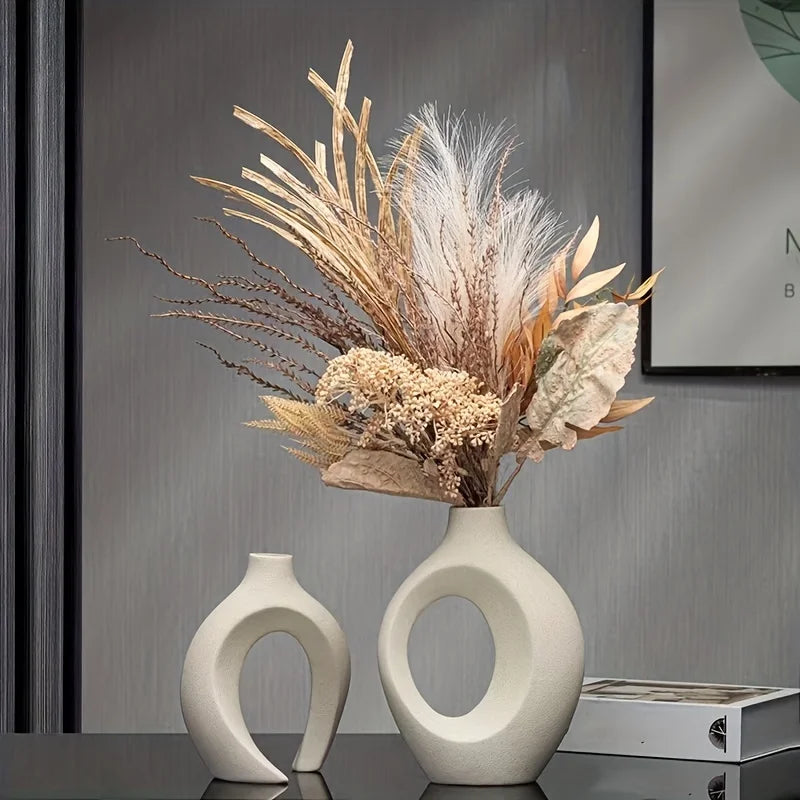 Ethereal Loop Ceramic Vases