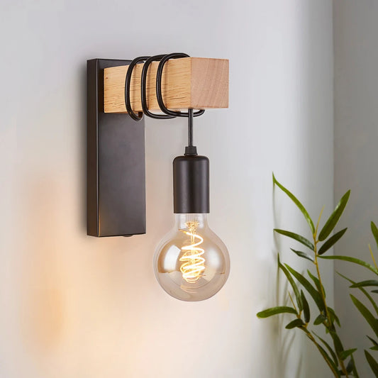 Rustic Glow Wall Lamp