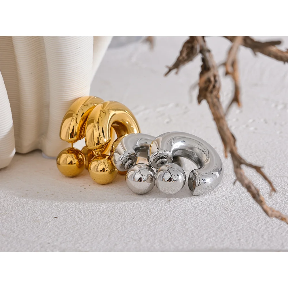 Orb Luxe Sculptural Earrings