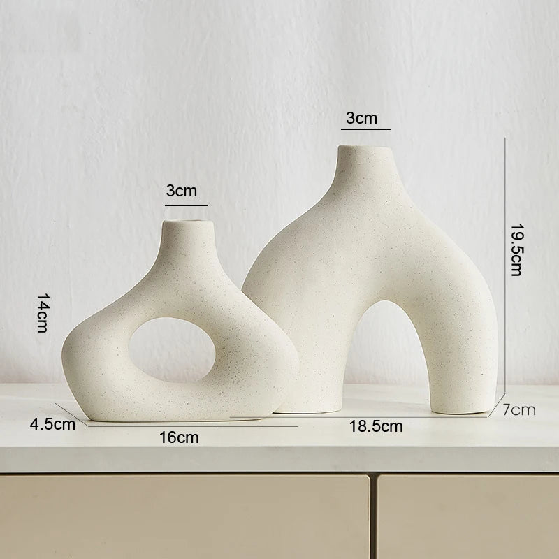 Arches of Serenity Ceramic Vases