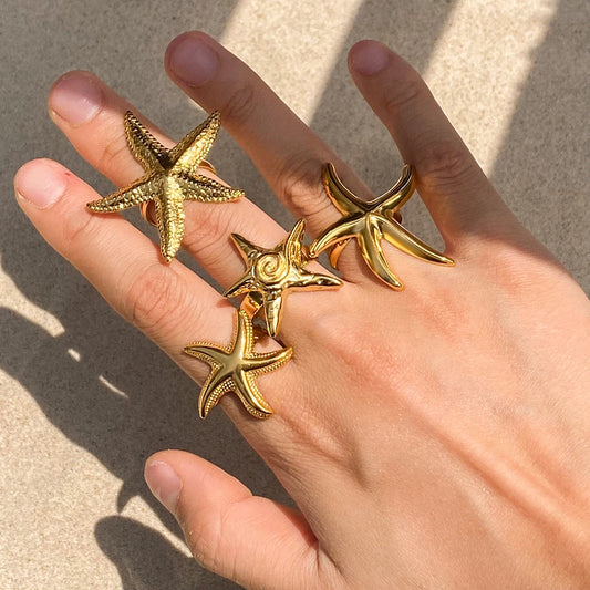 Golden Tides Ring Collection