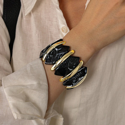 Midnight Eclipse Boho Bangle Set