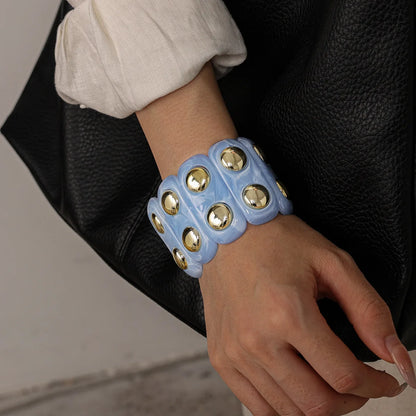 Boho Azure Waves Bangles