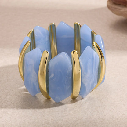 Boho Azure Waves Bangles
