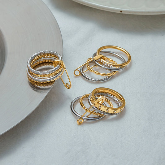 Safira Pin Ring