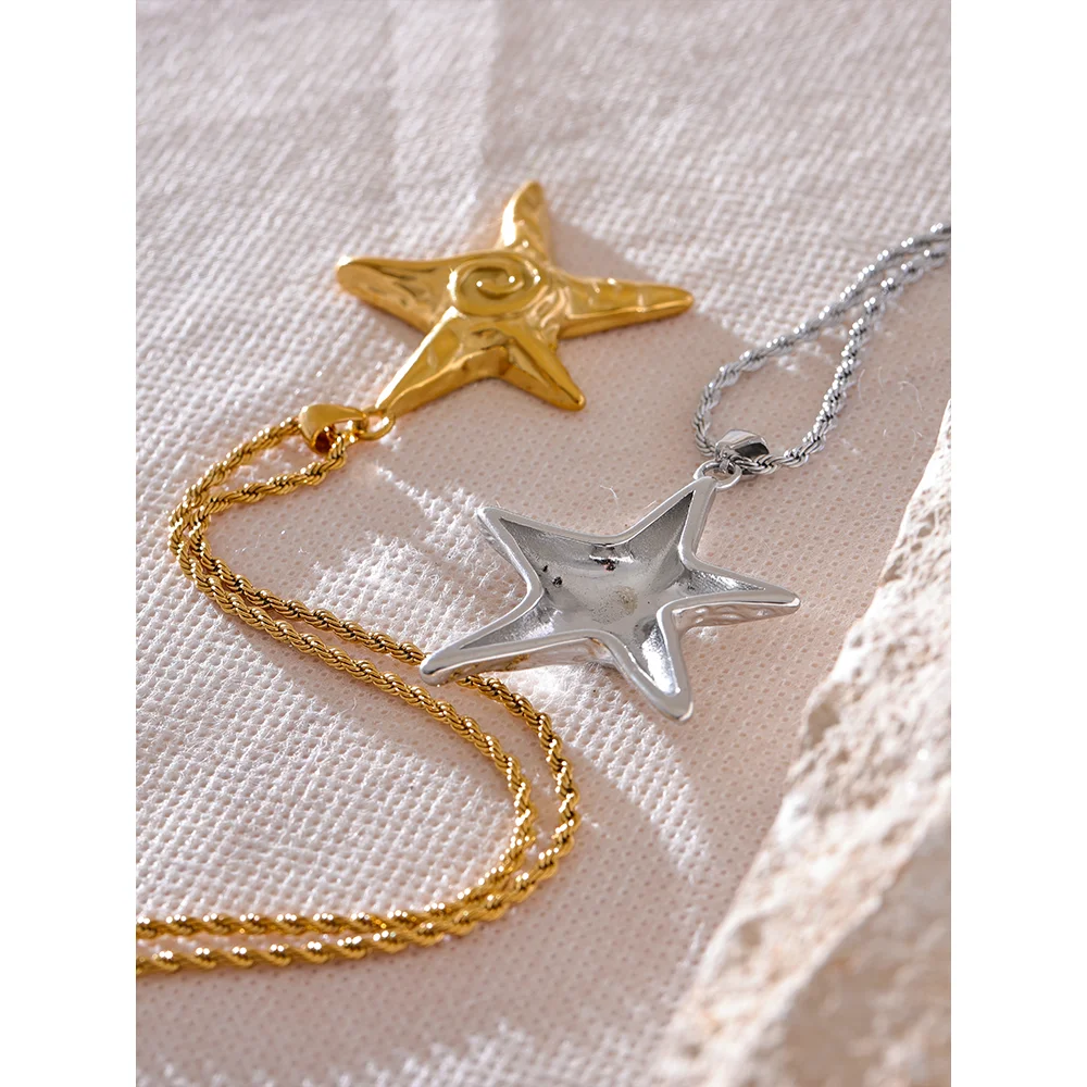 Celestial Starfish Necklace