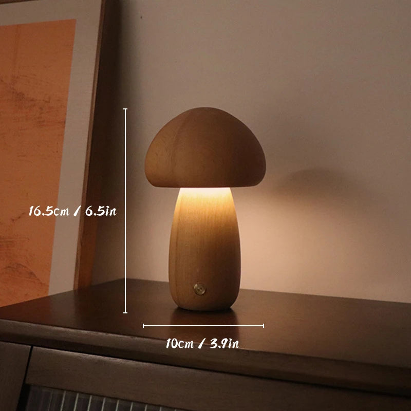 Luna Glow Mushroom Lamp