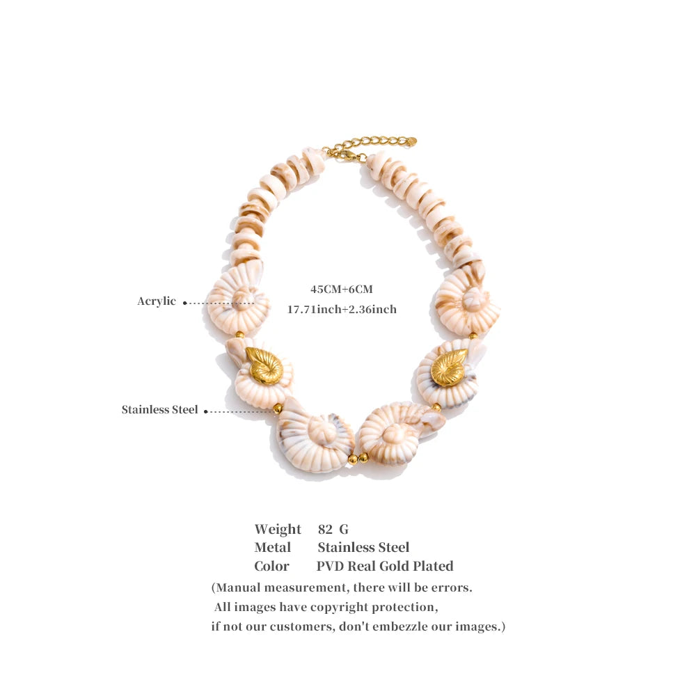 Ocean Conch Necklace