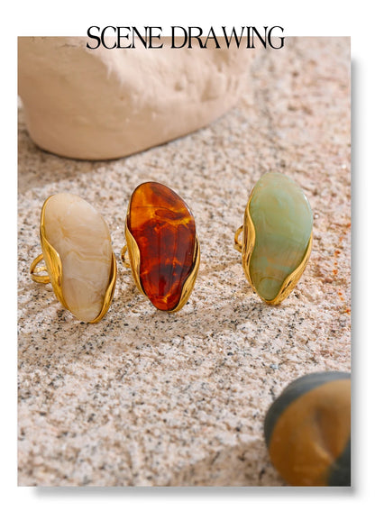 Sahara Stone Wrap Ring
