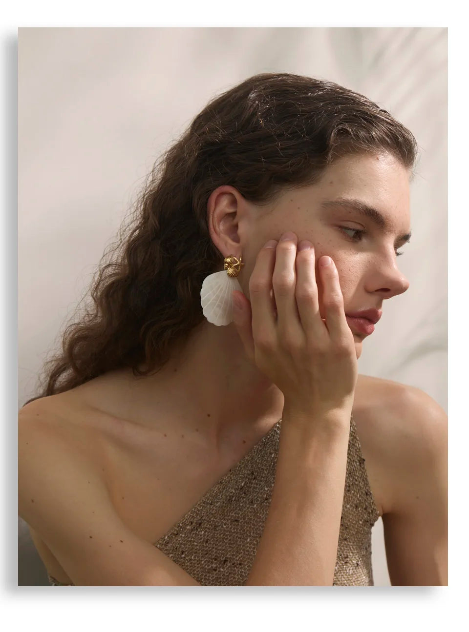 Ocean Muse Shell Earrings