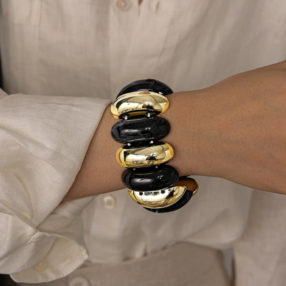 Midnight Eclipse Boho Bangle Set