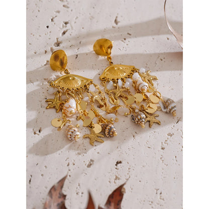 Ocean Bloom Boho Earrings