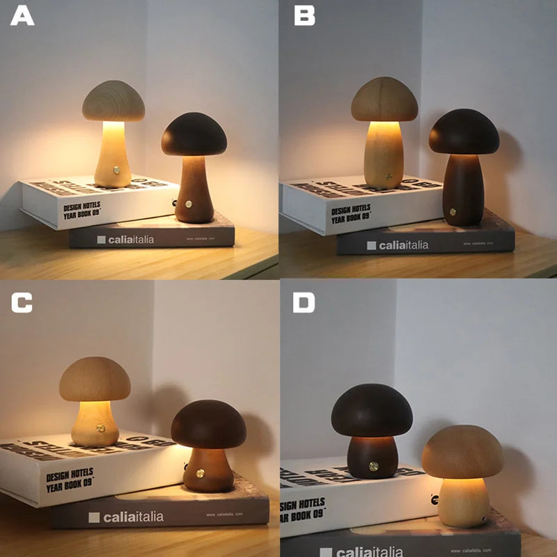 Luna Glow Mushroom Lamp